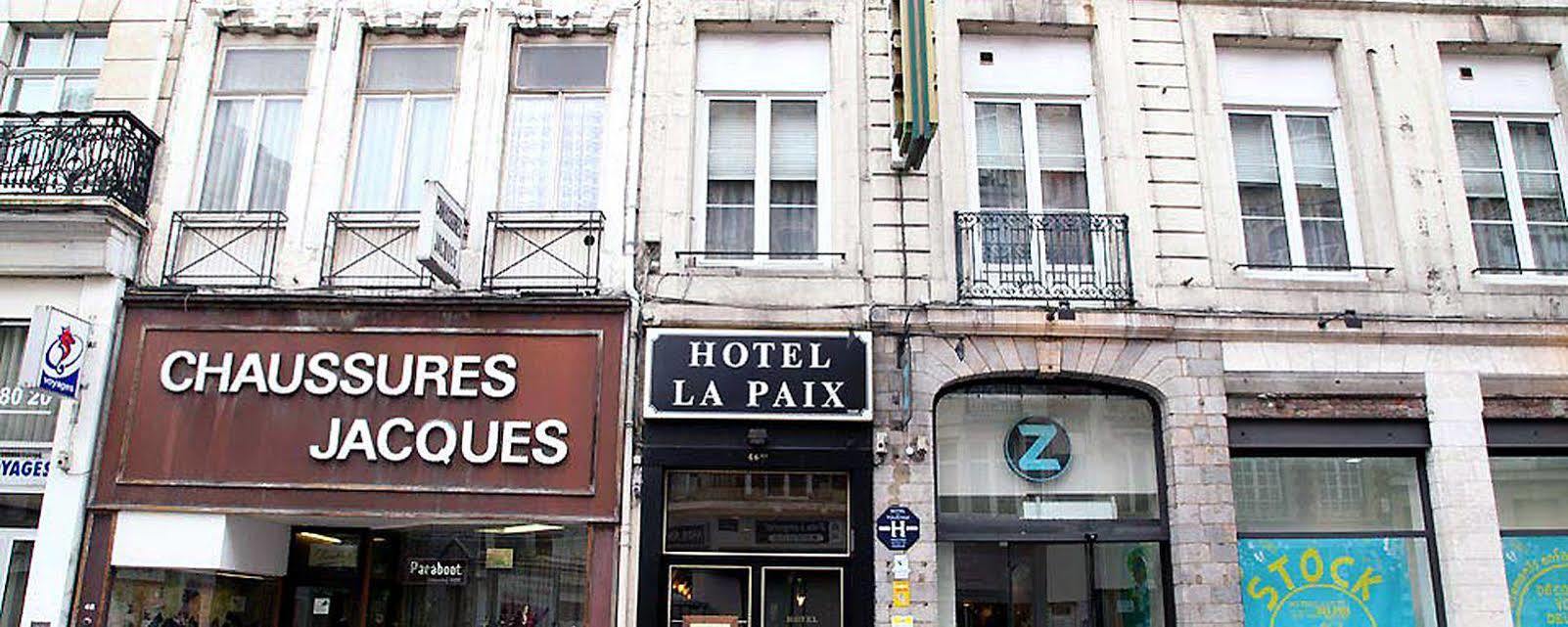 Hotel De La Paix ลีลล์ ภายนอก รูปภาพ